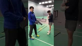 How to master badminton in 30 seconds #aylexthunder #badminton #badmintonfootwork #badmintonmastery