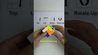 how to solve rubiks cube 3x3 - cube solve magic trick formula #shorts