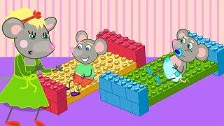 Mouse family  Build Beds With Lego️