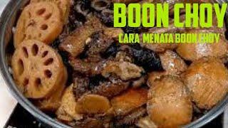 Cara memasak dan menata boonchoy agar Rapi ala Restaurant