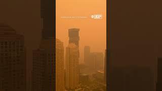 Canadian wildfires leave NYC in orange haze