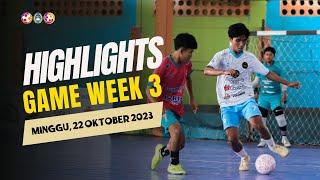 Highlights Liga Futsal Bantul 2023‼️Game Week 3‼️22102023