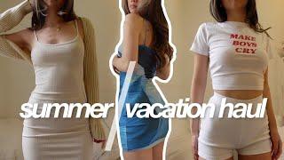 Summer + Vacation Clothing Haul if I were to go on vacation lol - dresses shorts bikinis more