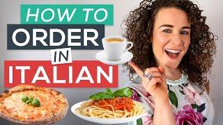 How to Order Food and Drinks in Italian  FREE PDF Italian for Beginners