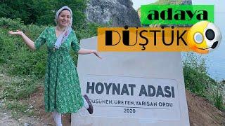 Adaya DÜŞTÜK  BEN VE 3 ŞEY  ORDU  HOYNAT ADASI  PERŞEMBE İLÇESİ  SAKİN KENT 