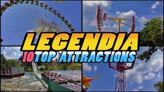 LEGENDIA 10 Najlepszych Atrakcji - LEGENDIA Amusement Park 10 Top Attractions - Poland 4k