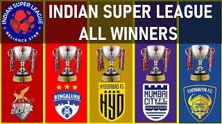 #180 INDIAN SUPER LEAGUE • ALL WINNERS 2014 - 2022