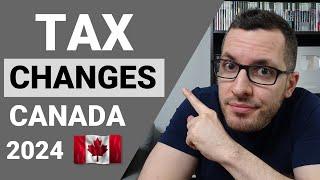 TAX CHANGES in CANADA for 2024  TFSA RRSP CPP Tax Brackets & FHSA 