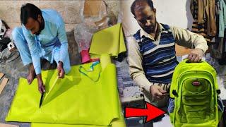 Handmade School Bag Making Tutorial  Amazing Process