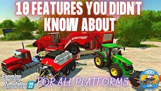 10 FEATURES YOU DIDNT KNOW ABOUT - Farming Simulator 22