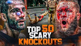 Top 50 CRAZY Knockouts Of 2023  Brutal MMA Kickboxing & Bare Knuckle Boxing Finishes