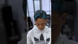 Highlight blue tosca rkbarbershop