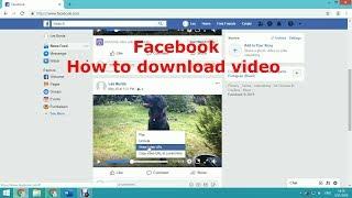 How to download a video from Facebook