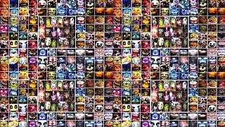 FNAF All JumpScares in 16 Minutes FNAF 1 2 3 4 SL FFPS UCN HW COD AR SB Ruin 2014-2023