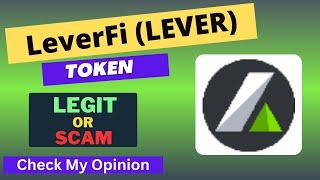 LeverFi LEVER Token is a Legit or Scam  Is LEVER token Legit or Scam ?