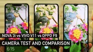 Huawei Nova 3i vs Vivo V11 vs Oppo F9 Camera Test  Zeibiz