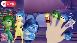  LIVE INSIDE OUT FINGER FAMILY and more - Nursery Rhymes & Kids Songs