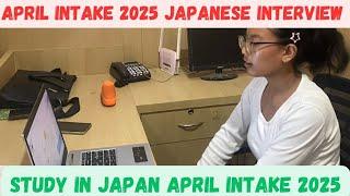 April Intake 2025 Japanese Interview For Student Visa