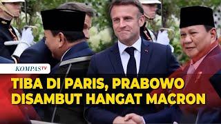 Detik-detik Presiden Macron Sambut Prabowo Jelang Pembukaan Olimpiade Paris 2024