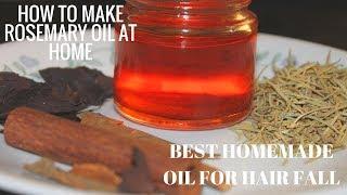 How To Make Rosemary Oil At Home Best Homemade Oil For Hair Fall Hindi