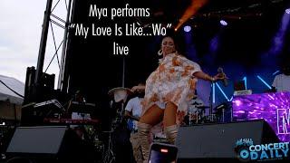 Mya performs My Love Is Like...Wo & Its All About Me live 2024 Baltimore AFRAM