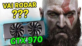 GOD OF WAR 2018 no PC Teste na GTX 970  Será que está BEM OTIMIZADO???