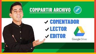 Como compartir archivos en GOOGLE DRIVE 2022