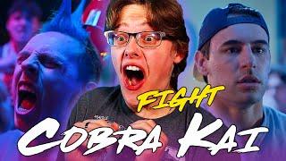 COLLEGE PARTY FIGHT  COBRA KAI SEASON 6 REACTION