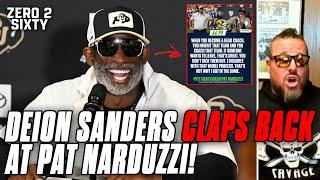 Deion Sanders CLAPS BACK At Pat Narduzzi