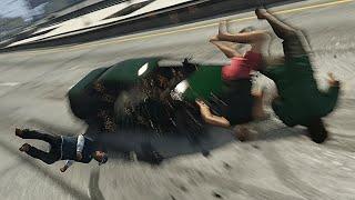 GTA V Cars & Bikes Ejection Crashes Compilation