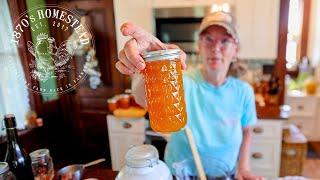 Lets Make PEACH Jam  Save Your Peels Syrup Making