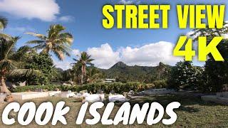 4K street view RAROTONGA Cook Islands riding around the main road of whole island part1