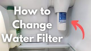 How to Change Water Filter on GE Fridge - DIY