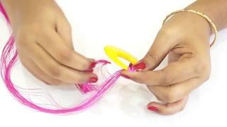 Silk Thread Designer Long Necklace - Diwali Special  Eng Sub