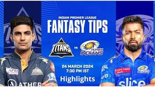 GT vs MI 5th Match IPL 2024 Highlights  IPL Highlights 2024  MI vs GT highlights