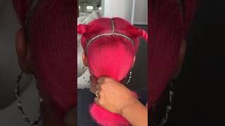 Click Related Content to Watch Detailed Tutorial #braids #stitchbraids #knotlessbraids