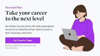 Udemy Personal Plan Subscription 7 Day Free Trial