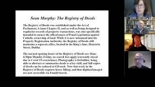 The Registry of Deeds and its Records