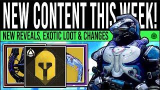 NEW Content Updates TODAY Secret MISSION TFS Reveal D2 Patch Exotic Loot & Archie Quest 21 May