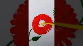 Hand Craft Work at Home  Beautiful Flower Design #Shorts