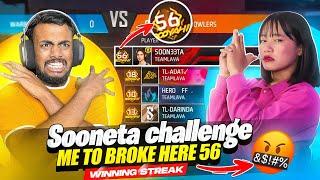 Soneeta Challenge Me First Time Break 56 Winning Streak  Angry Girl Vs NayanAsin  गुस्सा हो गया 