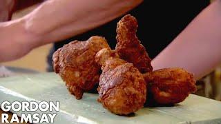 Buttermilk Fried Chicken with Sweet Pickled Celery  Gordon Ramsay