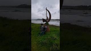 The Tarka trail heading towards Bideford. Cycling coast to coast from Ilfracombe to Plymouth