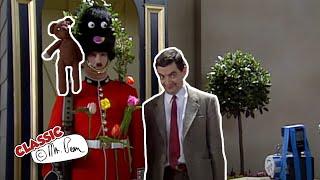 Mr Bean and Teddy Take Photos with the Royal Guards  Mr Bean Funny Clips  Classic Mr Bean