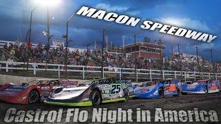 Inching Closer to That Big Win. Castrol Flo Night in America. Macon Speedway. 15th Mile Smile