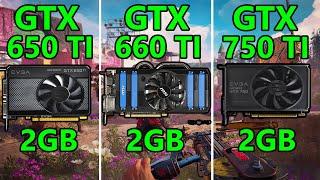 GTX 650 TI vs GTX 660 TI vs  GTX 750 ti - 7 Games tested on 1080p