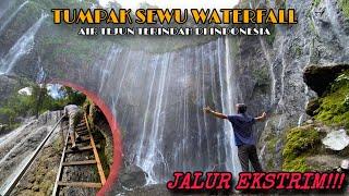 Ekstrim‼️Tumpak Sewu Waterfall Lumajang  POV Trekking Lewat Goa Tetes  Jalur Ekstrim dan Seruu