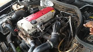 Mercedes M111 kompressor swapped into C124