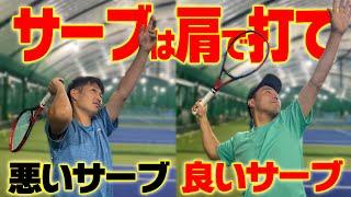 【サーブ強化】サーブが悪い人必見！誰でもサーブが良くなる簡単１ポイントレッスン〈ぬいさんぽテニス（Tennis）〉