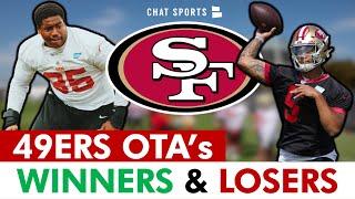 49ers OTA’s Winners & Losers Ft. Trey Lance Drake Jackson Christian McCaffrey & Javon Hargrave